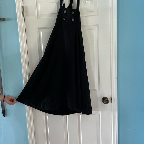 Anthropologie Black Maxi Halter Dress Size 6 - Picture 15 of 16